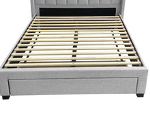Load image into Gallery viewer, Hogan Queen Bed Frame with Storage - Light Grey
