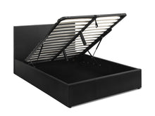 Load image into Gallery viewer, Carbine Double Gas Lift Storage Bed Frame - Black