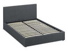 Load image into Gallery viewer, Carbine Queen Gas Lift Storage Bed Frame - Dark Grey