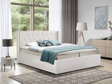Load image into Gallery viewer, Johnson Queen Gas Lift Storage Bed Frame - White