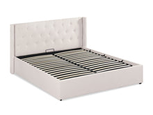 Load image into Gallery viewer, Johnson Queen Gas Lift Storage Bed Frame - Beige