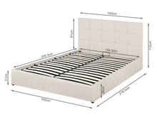 Load image into Gallery viewer, Torbert Queen Gas Lift Storage Bed Frame - Light Grey