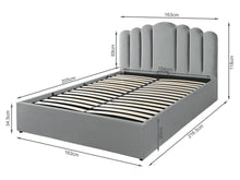 Load image into Gallery viewer, Edward Queen Gas Lift Storage Bed Frame - Grey