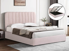 Load image into Gallery viewer, Victoria Queen Gas Lift Storage Bed Frame - Pink
