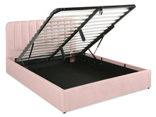 Load image into Gallery viewer, Victoria Queen Gas Lift Storage Bed Frame - Pink