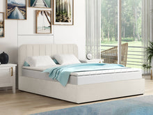 Load image into Gallery viewer, Victoria Queen Gas Lift Storage Bed Frame - Beige