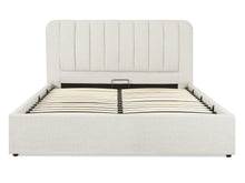 Load image into Gallery viewer, Victoria Queen Gas Lift Storage Bed Frame - Beige