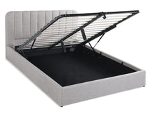 Load image into Gallery viewer, Victoria Queen Gas Lift Storage Bed Frame - Grey