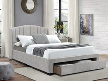 Load image into Gallery viewer, Barney Queen Bed Frame With Storage - Grey