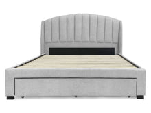 Load image into Gallery viewer, Barney Queen Bed Frame With Storage - Grey