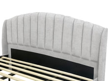 Load image into Gallery viewer, Barney Super King Bed Frame With Storage - Light Grey