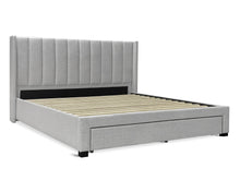 Load image into Gallery viewer, Hogan Super King Bed Frame with Storage - Light Grey
