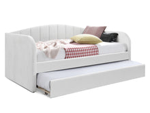Load image into Gallery viewer, Majura Single Trundle Bed Frame - Cream