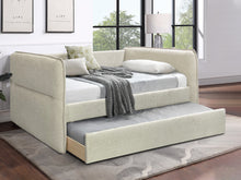 Load image into Gallery viewer, Joyce Single Trundle Bed Frame - Oat White