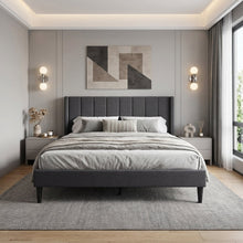 Load image into Gallery viewer, Careys Queen Bed Frame - Dark Grey