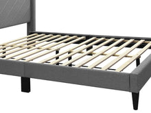 Load image into Gallery viewer, Bassie Double Bed Frame - Light Grey