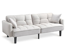 Load image into Gallery viewer, Boston 3 Seater Sofa Bed - Oat White