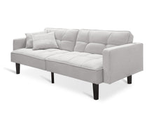 Load image into Gallery viewer, Boston 3 Seater Sofa Bed - Oat White