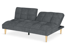 Load image into Gallery viewer, Barton 3 Seater Sofa Bed - Dark Grey