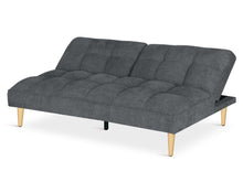 Load image into Gallery viewer, Barton 3 Seater Sofa Bed - Dark Grey