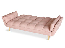 Load image into Gallery viewer, Dover 3 Seater Sofa Bed - Pink
