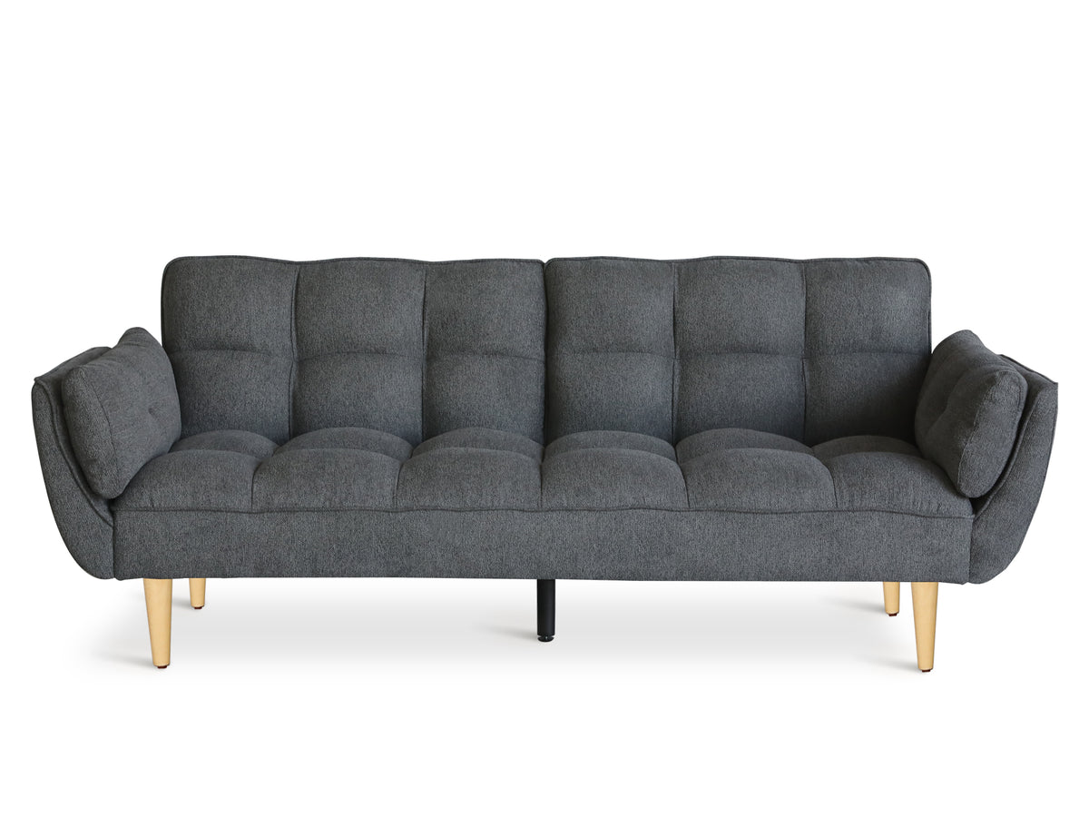 Dover 3 Seater Sofa Bed Dark Grey