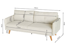 Load image into Gallery viewer, Harlan 3 Seater Sofa - Beige