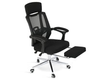 Load image into Gallery viewer, Melissa Office Chair with Footrest - Black