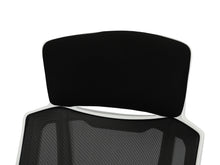 Load image into Gallery viewer, Melissa Office Chair with Footrest - Black + White