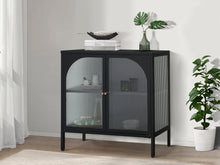 Load image into Gallery viewer, Arden 80cm Sideboard Buffet Table - Black