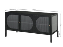 Load image into Gallery viewer, Arden 1.2m Entertainment Unit - Black