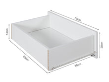 Load image into Gallery viewer, Bram Low Boy 8 Drawer Chest Dresser - White