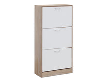 Load image into Gallery viewer, Matilda 3 Drawer Shoe Cabinet Storage Rack - Oak