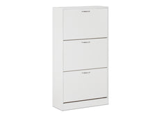 Load image into Gallery viewer, Matilda 3 Drawer Shoe Cabinet Storage Rack - White