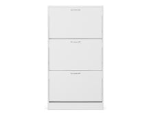 Load image into Gallery viewer, Matilda 3 Drawer Shoe Cabinet Storage Rack - White