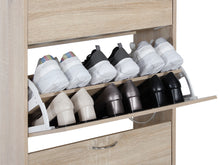 Load image into Gallery viewer, Matilda 3 Drawer Shoe Cabinet Storage Rack - Maple
