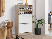 Load image into Gallery viewer, Anau 3 Drawer Shoe Cabinet Storage Rack - Oak