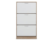 Load image into Gallery viewer, Anau 3 Drawer Shoe Cabinet Storage Rack - Oak