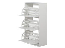 Load image into Gallery viewer, Anau 3 Drawer Shoe Cabinet Storage Rack - White