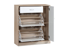 Load image into Gallery viewer, Kihona 3 Drawer Shoe Cabinet Storage Rack - Oak