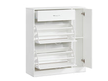 Load image into Gallery viewer, Kihona 3 Drawer Shoe Cabinet Storage Rack - White