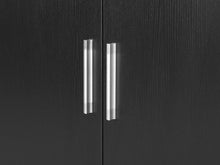 Load image into Gallery viewer, Bram 2 Door Wardrobe with 2 Drawers - Black