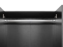 Load image into Gallery viewer, Bram 2 Door Wardrobe with 2 Drawers - Black
