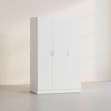 Load image into Gallery viewer, Bram 3 Door Wardrobe Cabinet - White