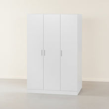 Load image into Gallery viewer, Bram 3 Door Wardrobe Cabinet - White
