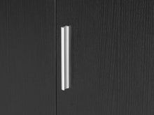 Load image into Gallery viewer, Bram 3 Door Wardrobe Cabinet - Black