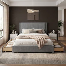 Load image into Gallery viewer, Super King Fabric Bed Frame