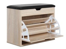 Load image into Gallery viewer, Hawea Wooden Shoe Rack 3 Layer - Oak