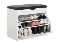 Load image into Gallery viewer, Hawea Wooden Shoe Rack 3 Layer - White