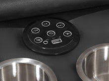 Load image into Gallery viewer, Grovetown Electric Recliner Corner Sofa with LED and Speaker - Black